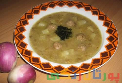 دستور تهیه آش شلغم