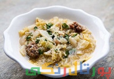 دستور تهیه خورش کلم و سوسیس ایتالیایی