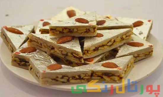 دستور تهیه دسر بادام و پسته