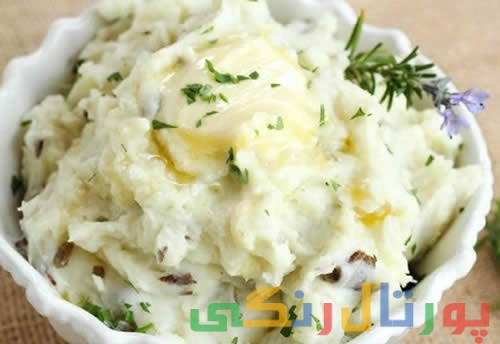 طرز تهیه پوره سیب زمینی بریانی