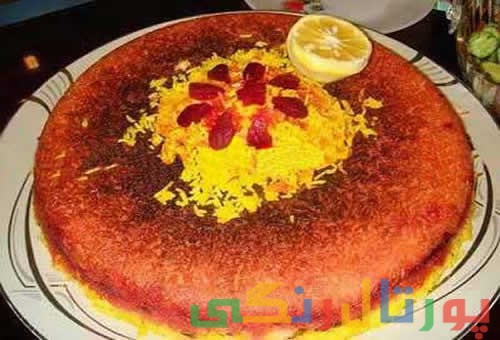 آموزش تهیه ته چین مرغ و بادمجان