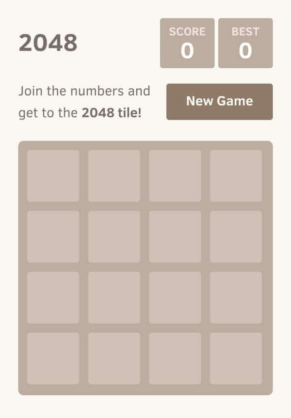 آموزش بازی محبوب 2048