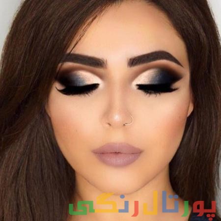 میکاپ صورت,میکاپ صورت گرد,میکاپ چشم,میکاپ صورت عروس