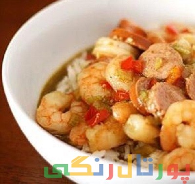 دستور تهیه خوراک میگو و سبزیجات