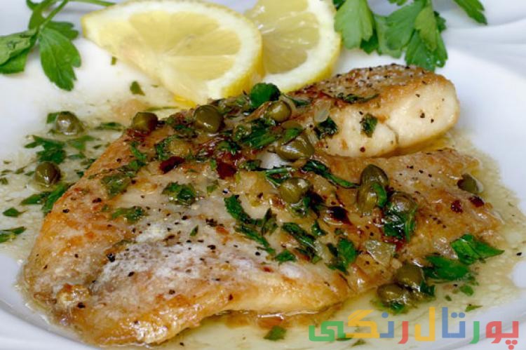 دستور تهیه ماهی سرخ شده با کره و لیمو