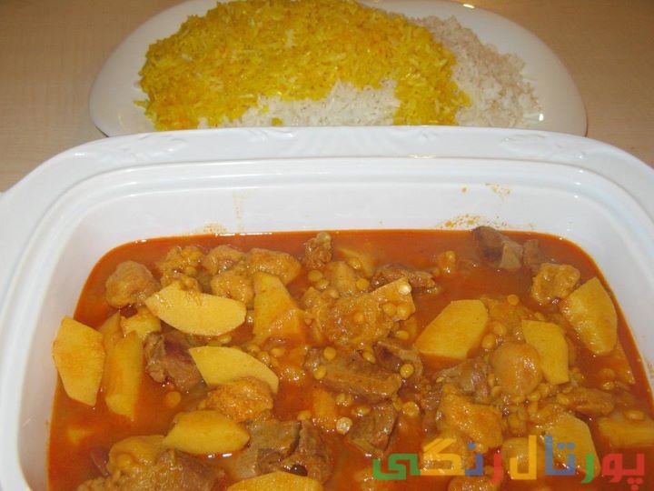 دستور تهیه خورش به آلو با مرغ