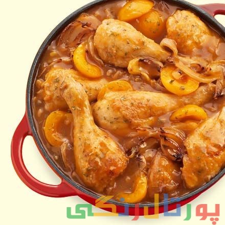 دستور تهیه خورش سیب و آلو قیسی