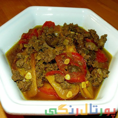 دستور تهیه خورش کدو سبز با گوشت