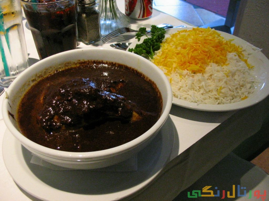 دستور تهیه خورشت فسنجان با مرغ