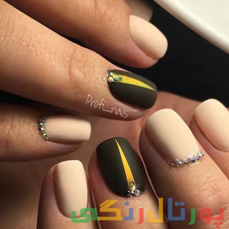 طراحی ناخن ساده و شیک | فرنچ ناخن