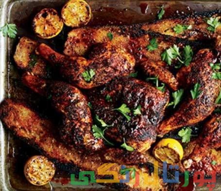 دستور تهیه مرغ رژیمی فلفلی