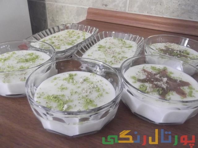 دستور تهیه دسر یخ در بهشت