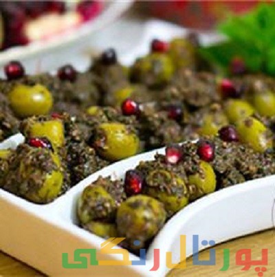 دستور تهیه زیتون پرورده