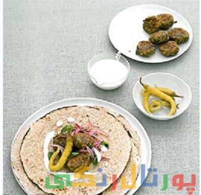 دستور تهیه فلافل هویج با سس کنجد