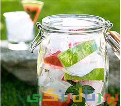 دستور تهیه آب طعم دار هندوانه ای